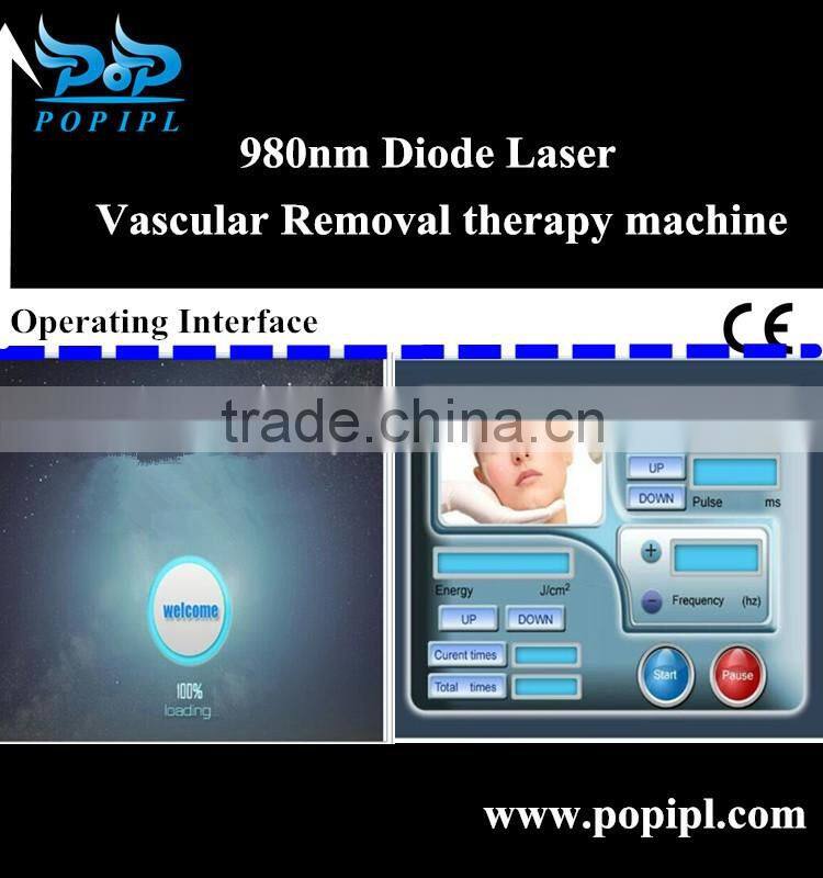laser Spider vein removal 15W high power / Vascular removal / Blood vessel removal