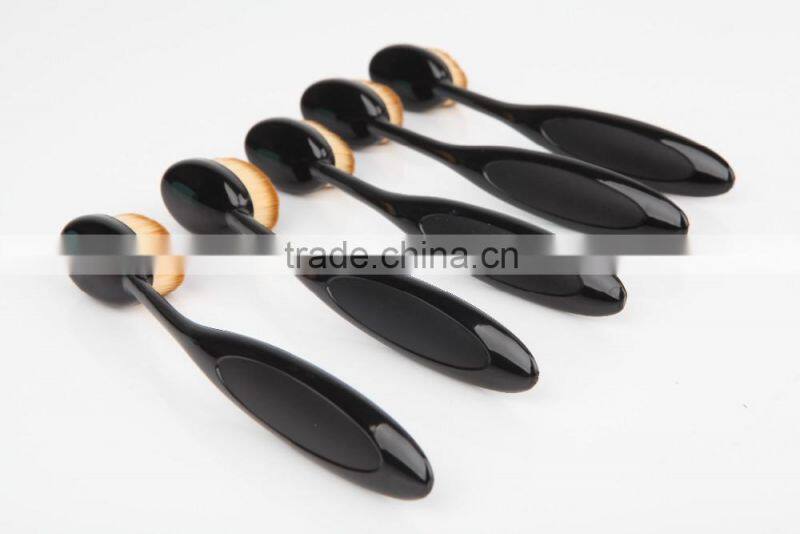 OEM Factory Naked Makeup Foundation Brush Your Own Brand Brush For Makeup Multi-Function Oval Toothbrush Makeup Brushes
