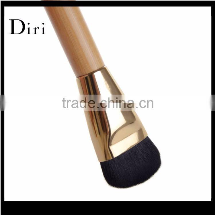 Custom logo synthetic hair powder makeup brushes