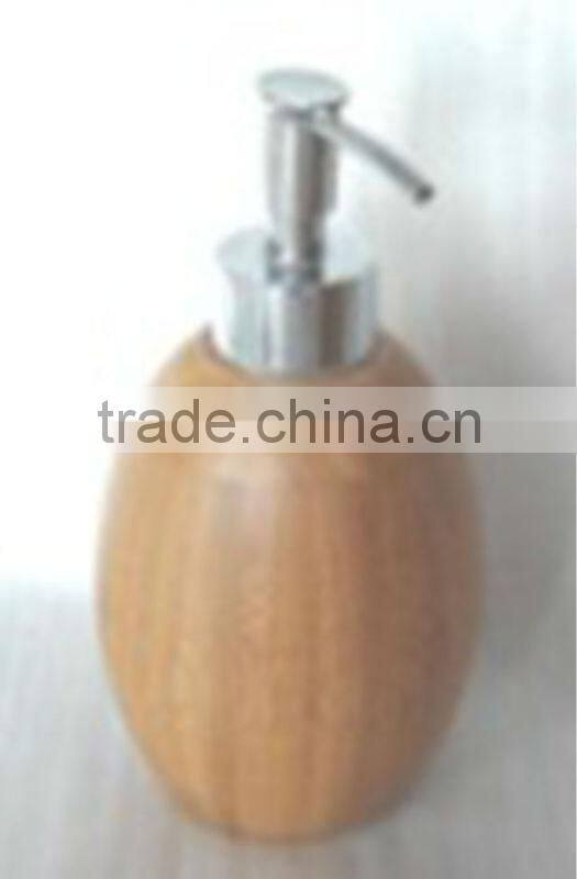Bamboo shampoo bottle (cambered)