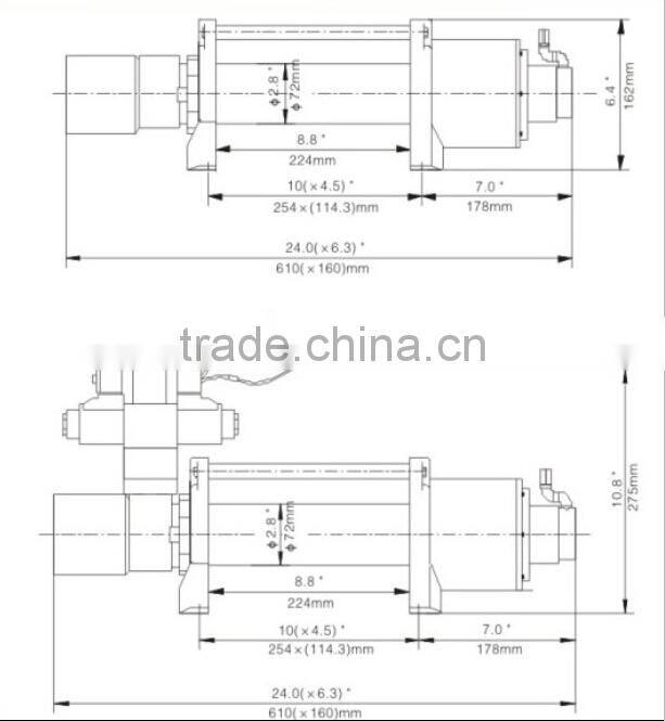 hydraulic small mooring high quality winches for sale