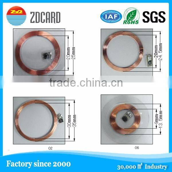 Customized 125khz transponer rfid antenna coil