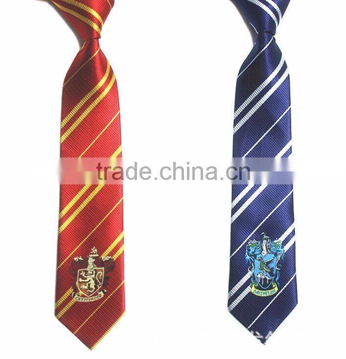 Costume Accessory Halloween Party Cosplay Boys Tie with Badge Gryffindor/Slytherin
