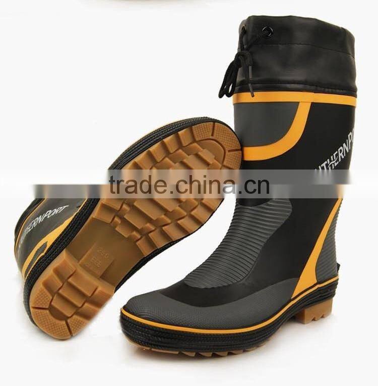 different color available industry and mining men cheap rubber working boot with cuff