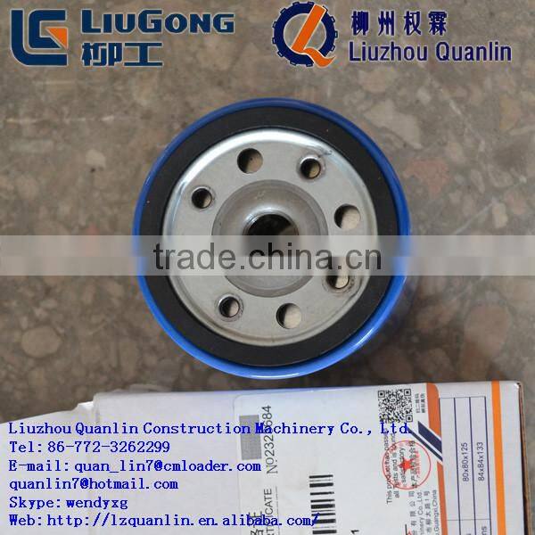 fuel filter element liugong forklift part SP100571 blue filter part