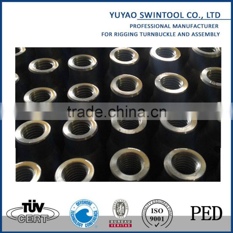 DIN 1478 turnbuckle body carbon steel Zinc plated M36-6H