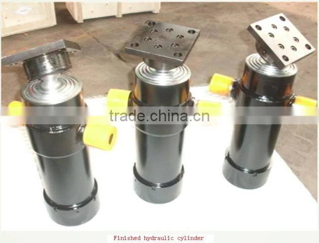 good quality small telescopic hydraulic cylinder for trailer