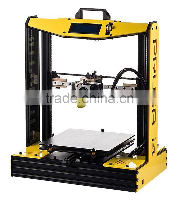 2016 New Hot Reprap DIY Semi Assembled 3D Printer Prusa I4 Prusa I3 Plus 2020 Aluminum Frame Linear Guide Rail for XZY Axis