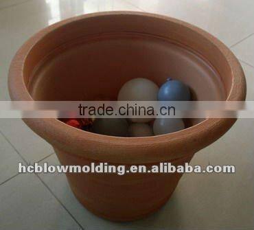 Custom plastic flower pot Various Size Flowerpot Garden Pots Plante HDPE,Artificial metal