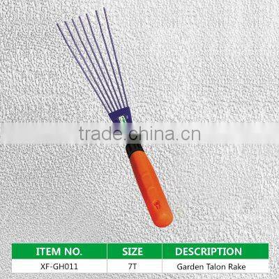 Mini garden talon rake