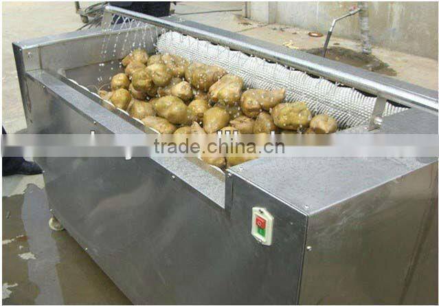 stainless steel carrot Washing & Hulling machine for vegetable washing machine