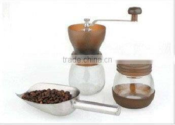 Manual Ceramic Burr Coffee Grinder