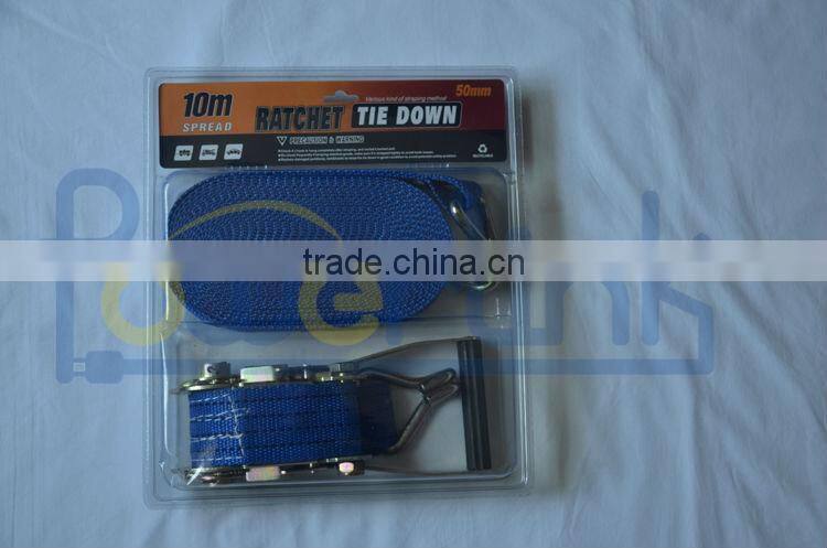 H90195 Standard outdoor safety ratchet tie down, safety lashing strap, auto tools CH-R001-8