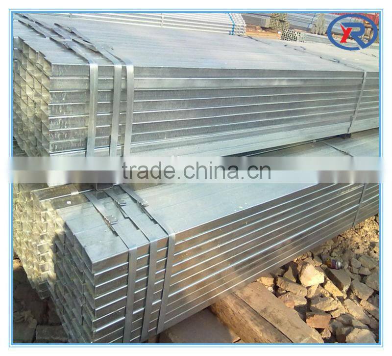 galvanized square hollow steel tube/steel pipe