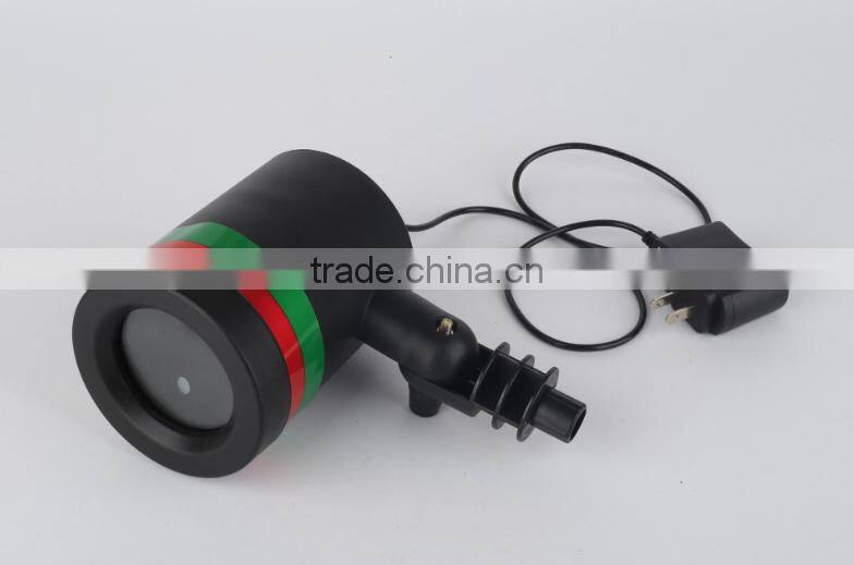Red and green outdoor indoor christmas laser projector light