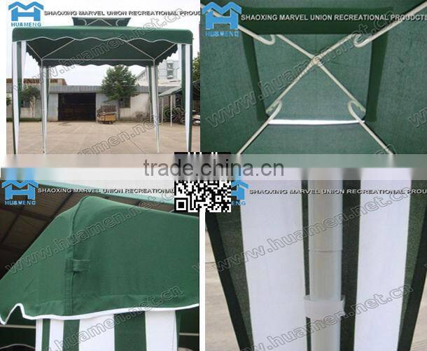 Polyester Gazebo Canopy with Double Tier Roof 2X2M