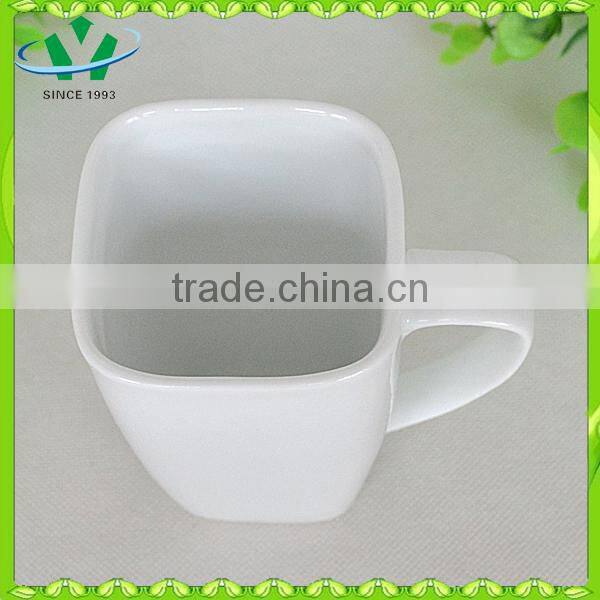 YongSheng Sqaure White Porcelain Mug