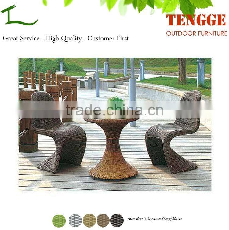 YH-8049 outdoor furniture rattan bar table and chairs