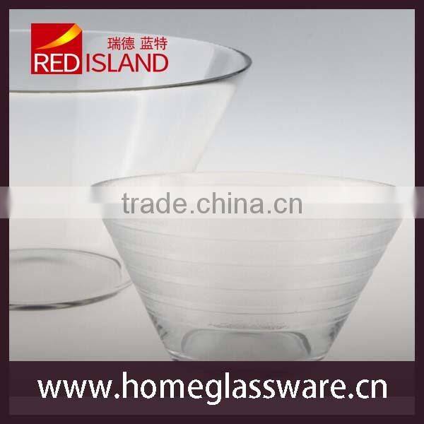 11 inch Centrifuge glass fruit salad bowl