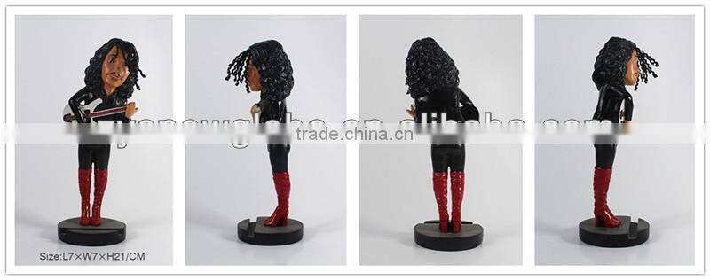 Custom resin bobble head