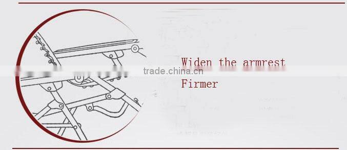 High back modern adjustable rattan chair for outdoor