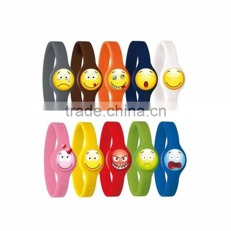 Christmas gift face printing silicone bracelets