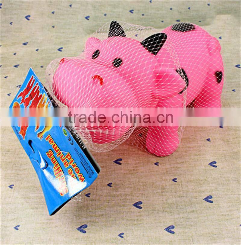 N297 hot vinyle scream cattle toys for venting