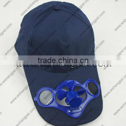 solar LED outdoor cap with fan