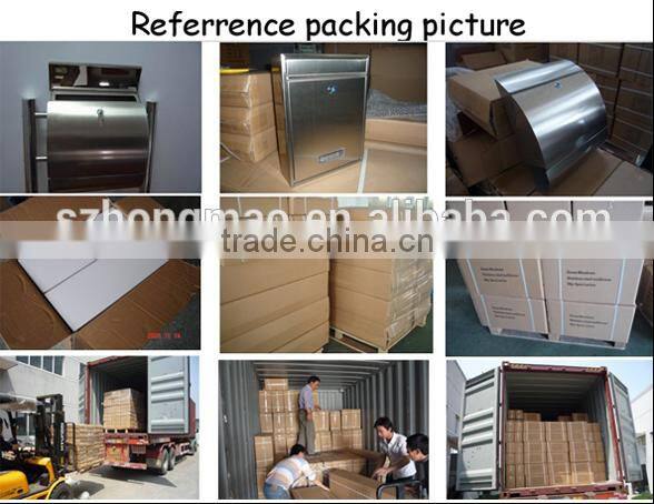 Outdoor Anti-theft Waterproof Galvanized Steel Household Mailbox Parcel Mailbox