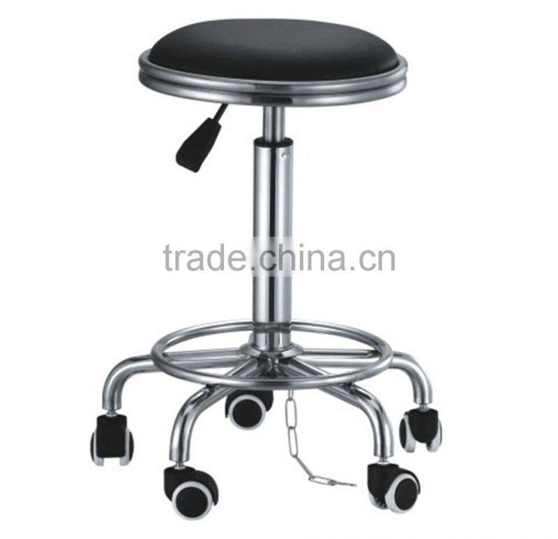 Hospital Stools with Soft Cushion Gas Lift Wheels Rolling