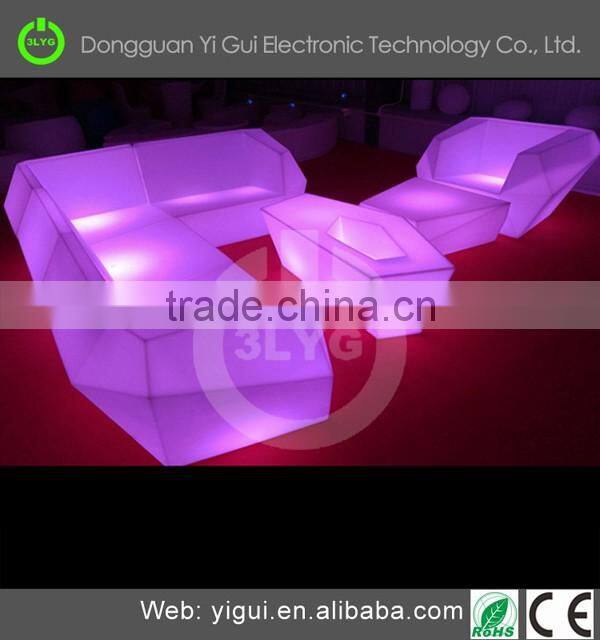 led color changing bar counter and table for party event