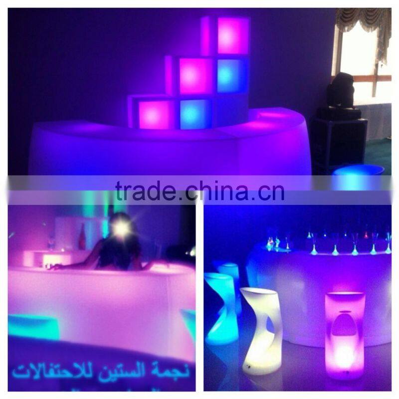 Cheap Plastic Plant Pots LED With Color Changing