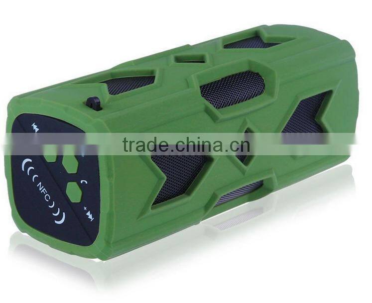 2017 trending products portable dustproof NFC waterproof bluetooth V4.0 speaker