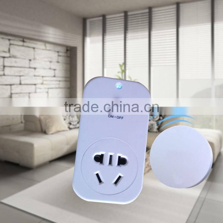 Battery-free Kinetic Energy Wireless Remote control Power Socket