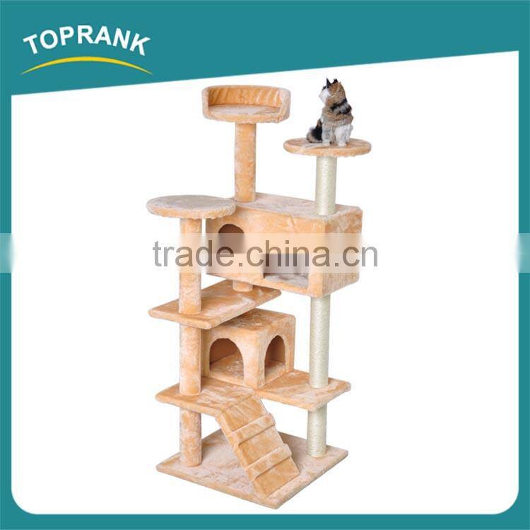 TOPRANK Factory Wholesale New Designed Cat Tree Scratcher For Cats Cat Scratcher Tree