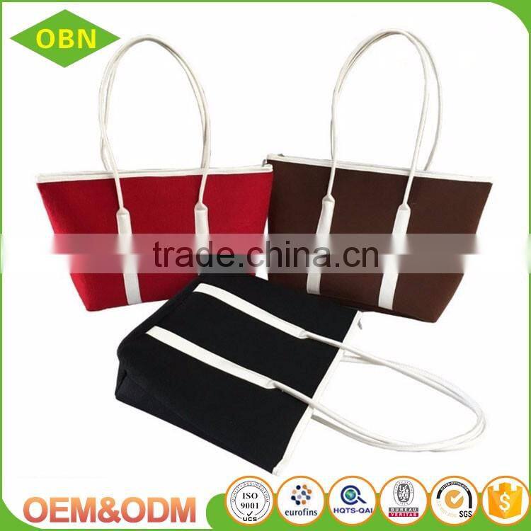 2017 new design China factory low price custom shoulder bag promotional women handbag