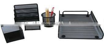 desktop metal memo holder stand in office