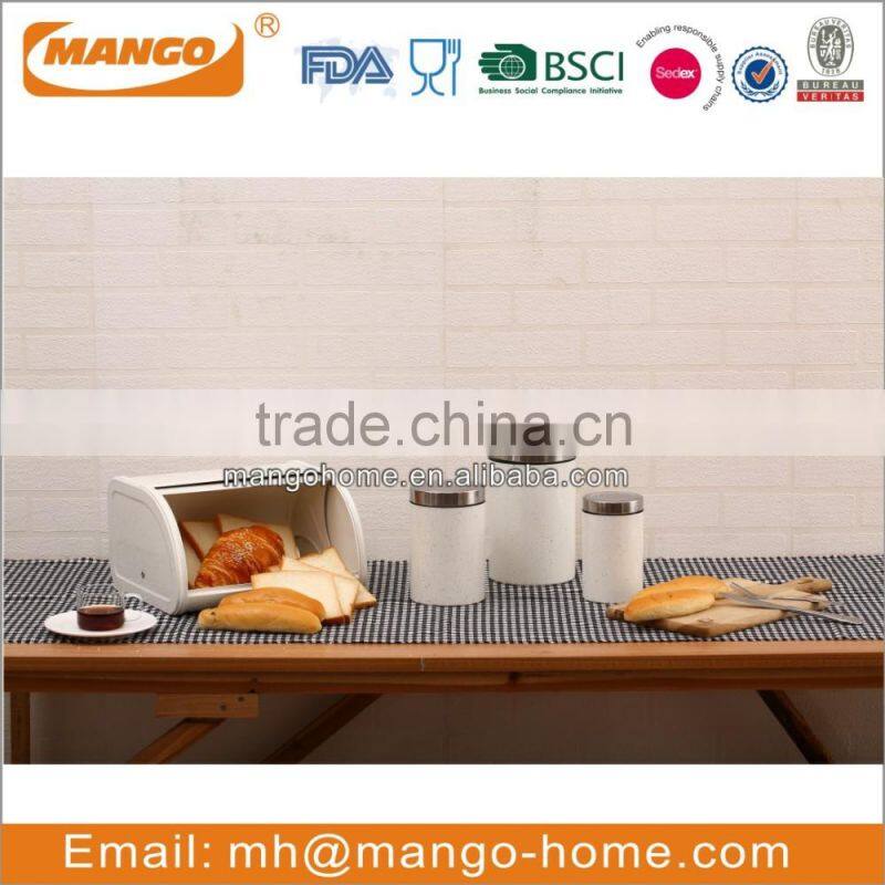 Simple Metal Kitchen Canister set