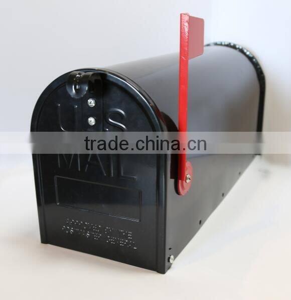 American mailbox postbox with pedestal