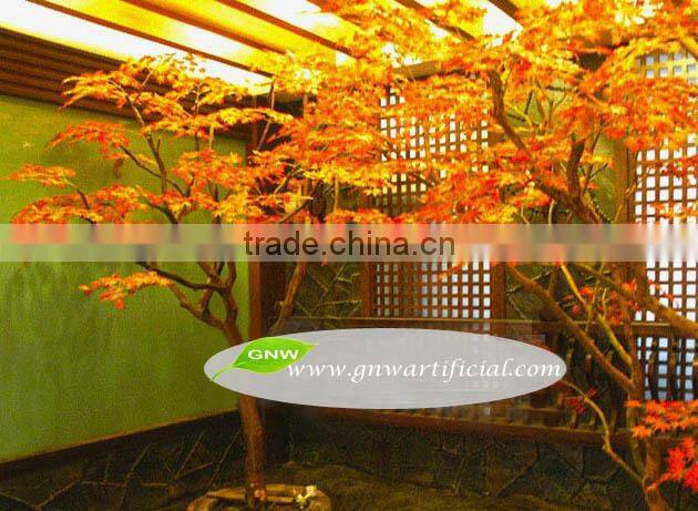 GNW white artificial big maple trees with white decorative tree branch for indoor wedding decoration