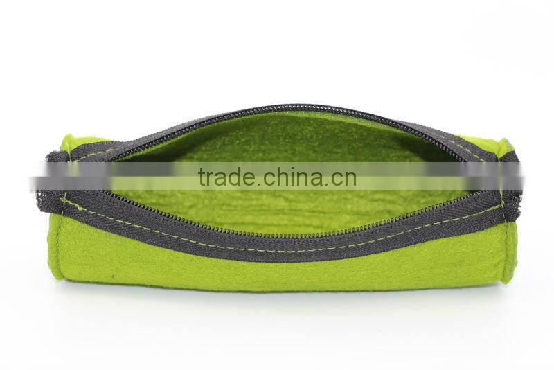 Wool Felt Barrel Pencil Case
