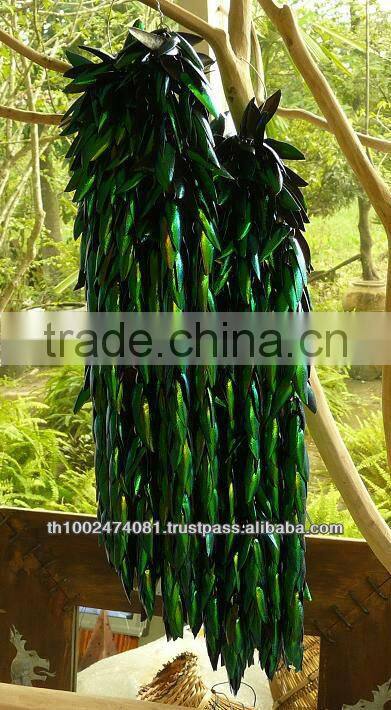 beetle wing jewelry component