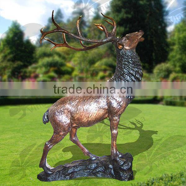 New Design russian Deer Statue for Christmas Decoration