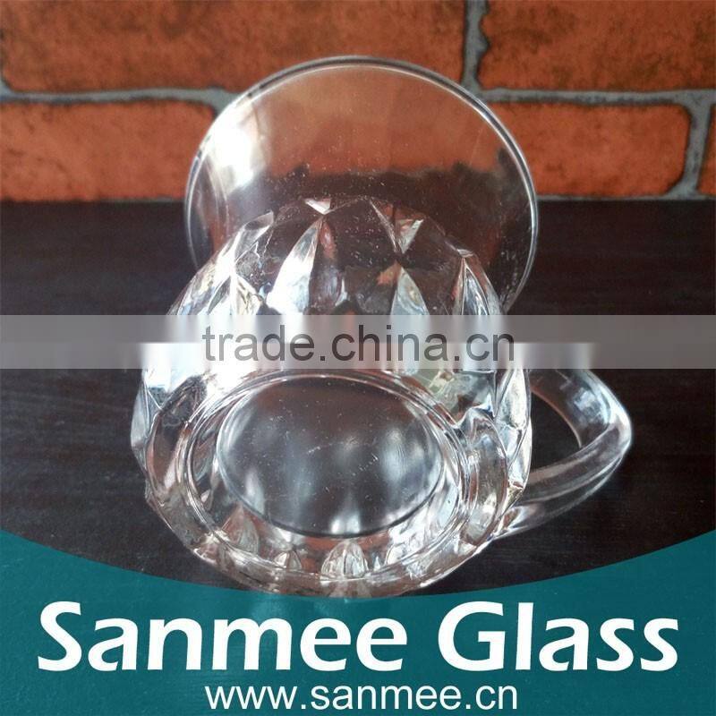 Wholesale Glass Tumblers Bottle for Milk,Drinking Glass with Handle