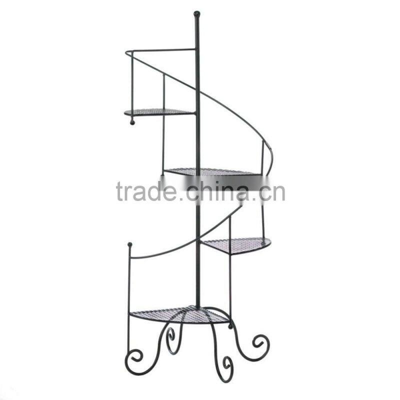 2016 simple style stairs - shaped balcony metal flower stand