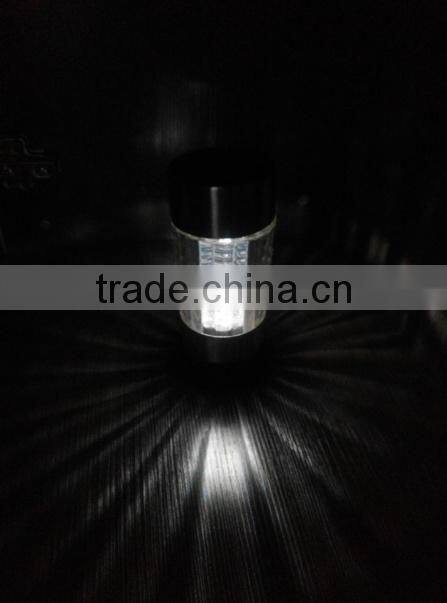 white led Stainless Steel Tube Solar Light garden outdoor