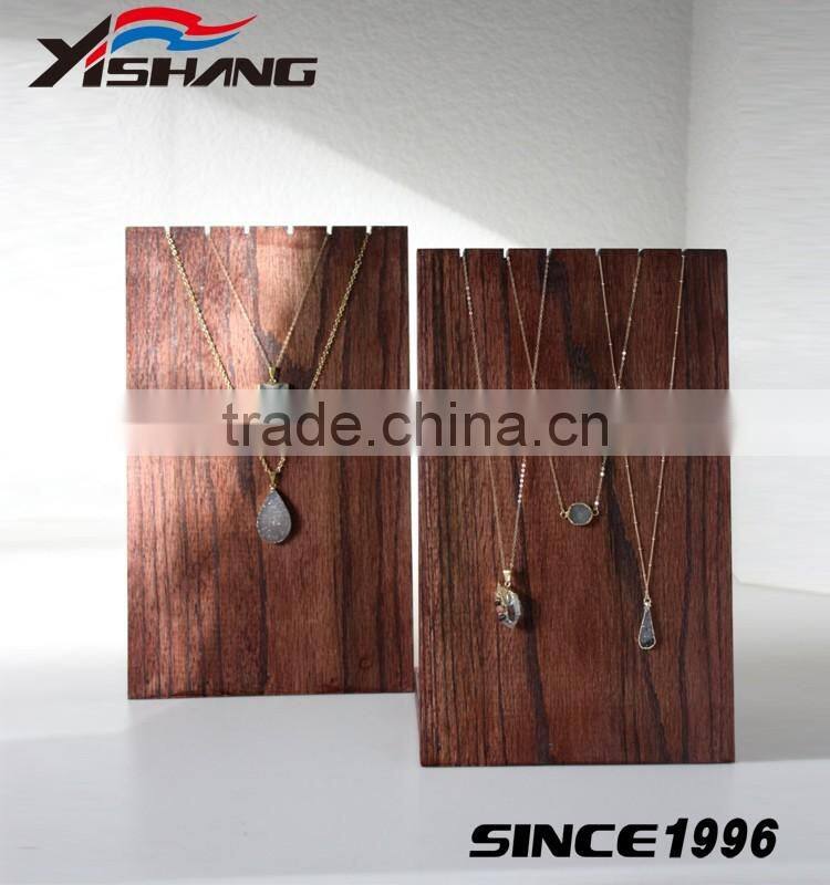 Fashion custom wood glass jewelry display