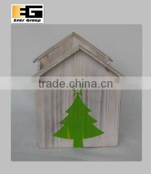 white wash wooden flower planter