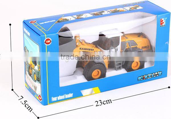 1:50 diecast toy four wheel loader ZZC123465