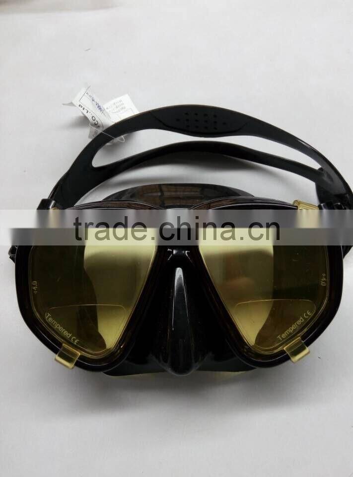 New and vogue optical full face liquid adult silicone diving mask(OPT-501)